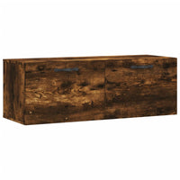 Thumbnail for Wandschrank Räuchereiche 100x36,5x35 cm Holzwerkstoff