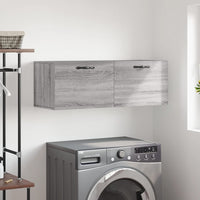 Thumbnail for Wandschrank Grau Sonoma 100x36,5x35 cm Holzwerkstoff