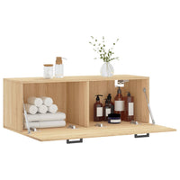 Thumbnail for Wandschrank Sonoma-Eiche 100x36,5x35 cm Holzwerkstoff