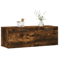 Thumbnail for Wandschrank Räuchereiche 100x36,5x35 cm Holzwerkstoff
