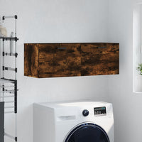Thumbnail for Wandschrank Räuchereiche 100x36,5x35 cm Holzwerkstoff