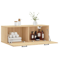Thumbnail for Wandschrank Sonoma-Eiche 100x36,5x35 cm Holzwerkstoff