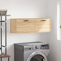 Thumbnail for Wandschrank Sonoma-Eiche 100x36,5x35 cm Holzwerkstoff