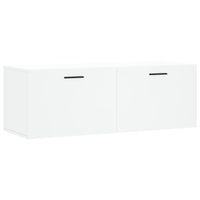 Thumbnail for Wandschrank Weiß 100x36,5x35 cm Holzwerkstoff