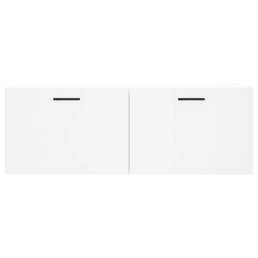 Wandschrank Weiß 100x36,5x35 cm Holzwerkstoff