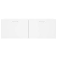Thumbnail for Wandschrank Weiß 100x36,5x35 cm Holzwerkstoff
