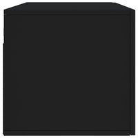Thumbnail for Wandschrank Schwarz 100x36,5x35 cm Holzwerkstoff