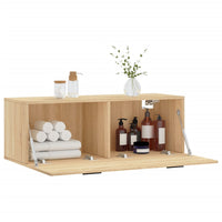 Thumbnail for Wandschrank Sonoma-Eiche 100x36,5x35 cm Holzwerkstoff