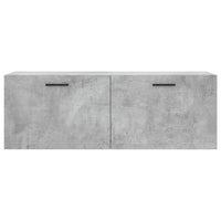 Thumbnail for Wandschrank Betongrau 100x36,5x35 cm Holzwerkstoff