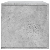 Thumbnail for Wandschrank Betongrau 100x36,5x35 cm Holzwerkstoff