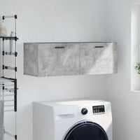 Thumbnail for Wandschrank Betongrau 100x36,5x35 cm Holzwerkstoff