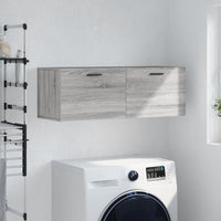 Thumbnail for Wandschrank Grau Sonoma 100x36,5x35 cm Holzwerkstoff
