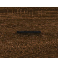Thumbnail for Wandschrank Braun Eichen-Optik 100x36,5x35 cm Holzwerkstoff