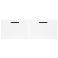Thumbnail for Wandschrank Weiß 100x36,5x35 cm Holzwerkstoff