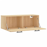 Thumbnail for Wandschrank Sonoma-Eiche 100x36,5x35 cm Holzwerkstoff