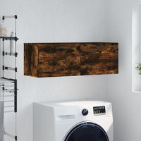 Thumbnail for Wandschrank Räuchereiche 100x36,5x35 cm Holzwerkstoff