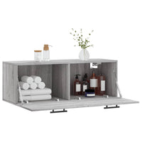 Thumbnail for Wandschrank Grau Sonoma 100x36,5x35 cm Holzwerkstoff