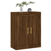 Thumbnail for Wandschrank Braun Eichen-Optik 69,5x34x90 cm Holzwerkstoff