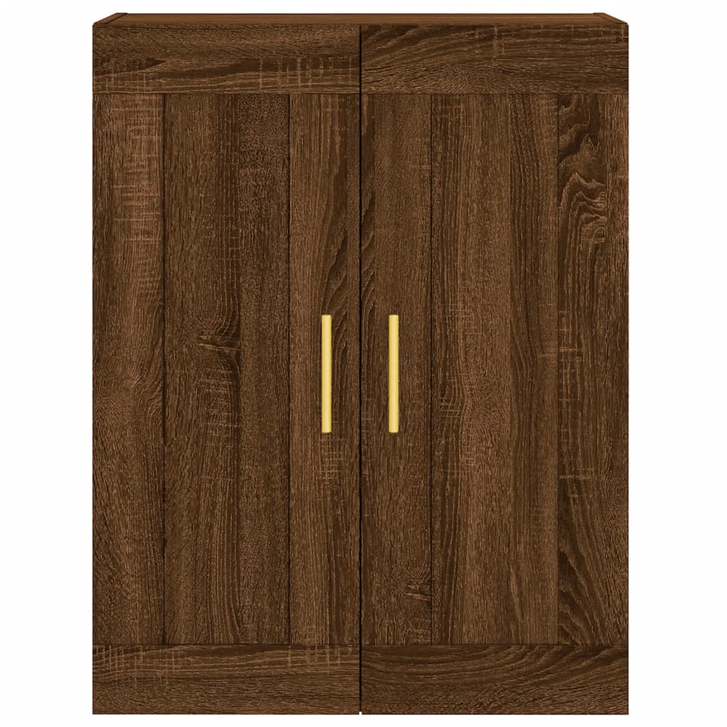 Wandschrank Braun Eichen-Optik 69,5x34x90 cm Holzwerkstoff