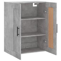 Thumbnail for Wandschrank Betongrau 69,5x34x90 cm Holzwerkstoff