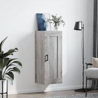 Thumbnail for Wandschrank Grau Sonoma 34,5x34x90 cm Holzwerkstoff