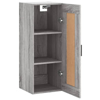 Thumbnail for Wandschrank Grau Sonoma 34,5x34x90 cm Holzwerkstoff