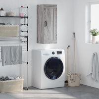 Thumbnail for Wandschrank Grau Sonoma 34,5x34x90 cm Holzwerkstoff