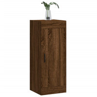 Thumbnail for Wandschrank Braun Eichen-Optik 34,5x34x90 cm Holzwerkstoff