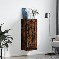 Thumbnail for Wandschrank Räuchereiche 34,5x34x90 cm Holzwerkstoff