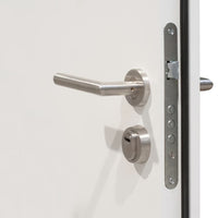 Thumbnail for Haustür Weiß 100x200 cm Aluminium