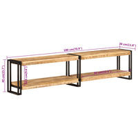 Thumbnail for TV-Schrank 180x30x40 cm Massivholz Mango