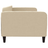 Thumbnail for Tagesbett Creme 90x200 cm Stoff