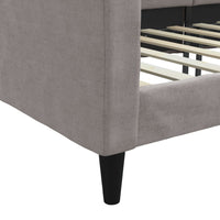 Thumbnail for Tagesbett Taupe 100x200 cm Stoff