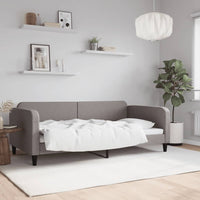 Thumbnail for Tagesbett Taupe 100x200 cm Stoff