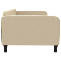 Thumbnail for Tagesbett Creme 100x200 cm Stoff