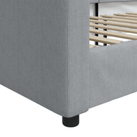 Thumbnail for Tagesbett Hellgrau 80x200 cm Stoff