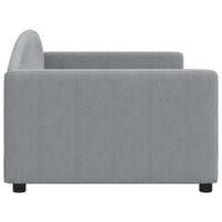 Thumbnail for Tagesbett Hellgrau 90x200 cm Stoff