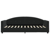 Thumbnail for Tagesbett Schwarz 90x190 cm Samt