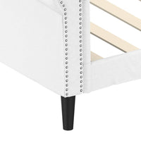 Thumbnail for Tagesbett Weiß 80x200 cm Kunstleder