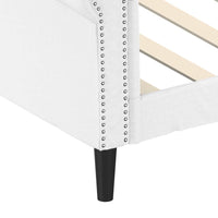 Thumbnail for Tagesbett Weiß 90x200 cm Kunstleder