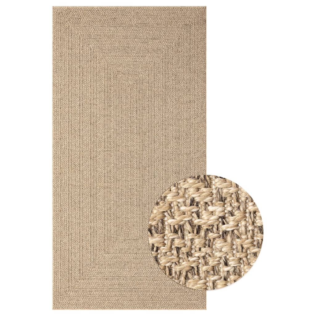 Teppich 80x150 cm Jute-Optik Innen und Außen
