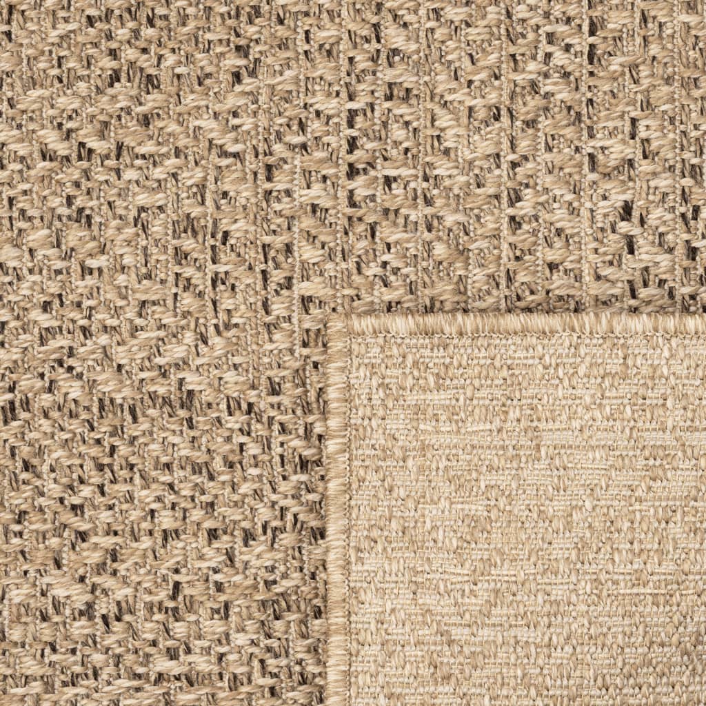 Teppich 120x170 cm Jute-Optik Innen und Außen