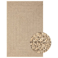 Thumbnail for Teppich 160x230 cm Jute-Optik Innen und Außen