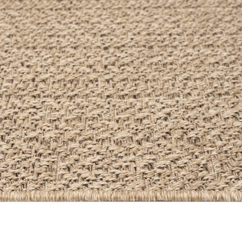 Teppich 160x230 cm Jute-Optik Innen und Außen