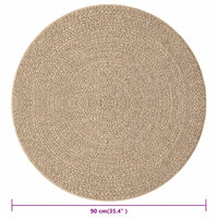 Thumbnail for Teppich 90 cm Jute-Optik Innen und Außen