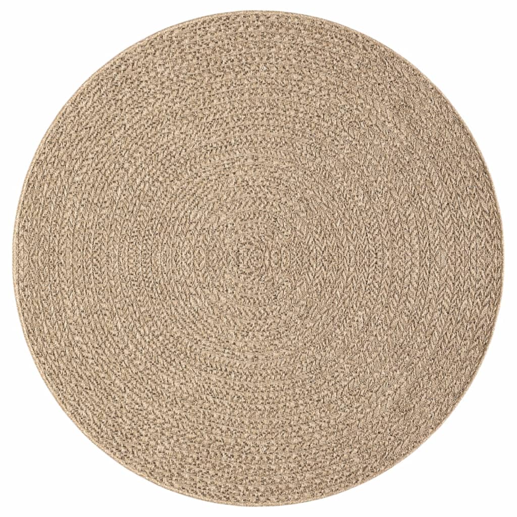 Teppich 160 cm Jute-Optik Innen und Außen