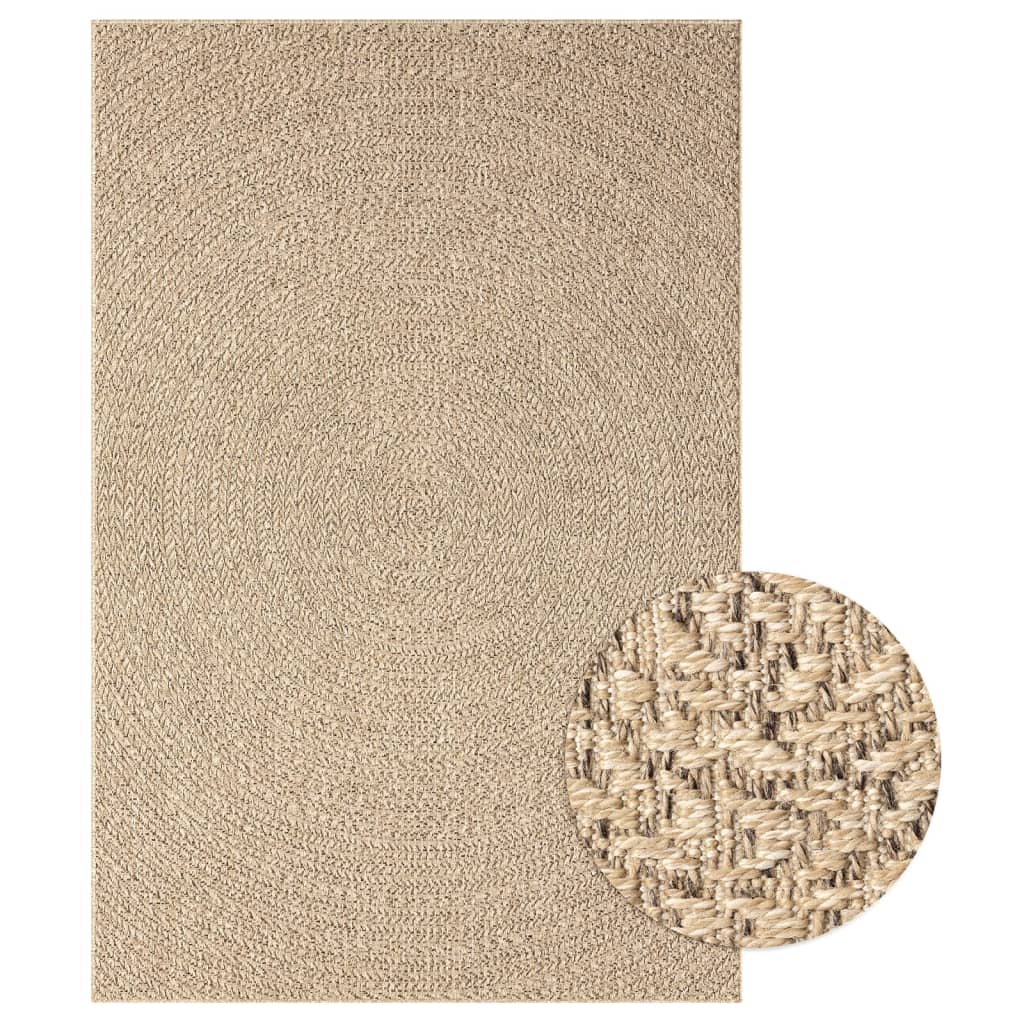 Teppich 120x170 cm Jute-Optik Innen und Außen