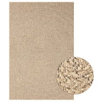 Thumbnail for Teppich 140x200 cm Jute-Optik Innen und Außen