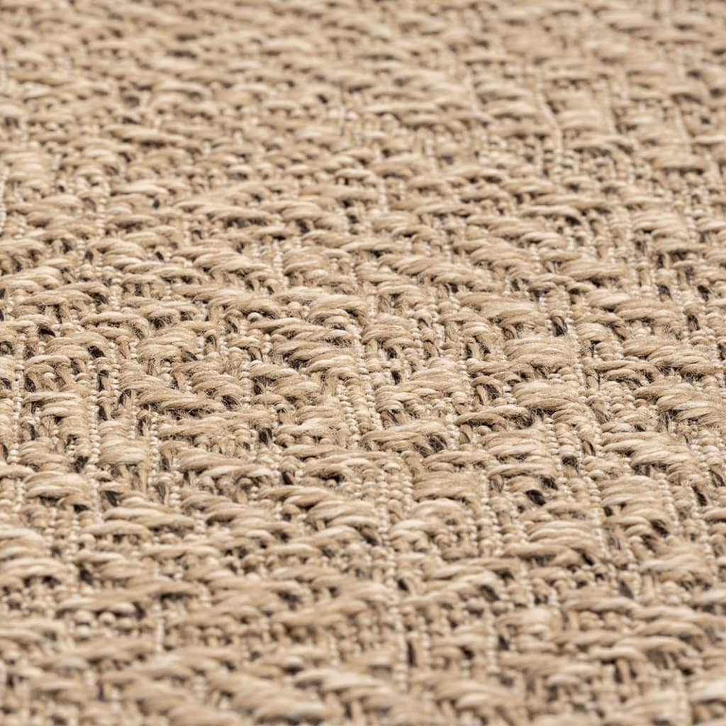 Teppich 200x290 cm Jute-Optik Innen und Außen