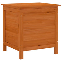 Thumbnail for Gartentruhe Braun 50x49x56,5 cm Massivholz Tanne